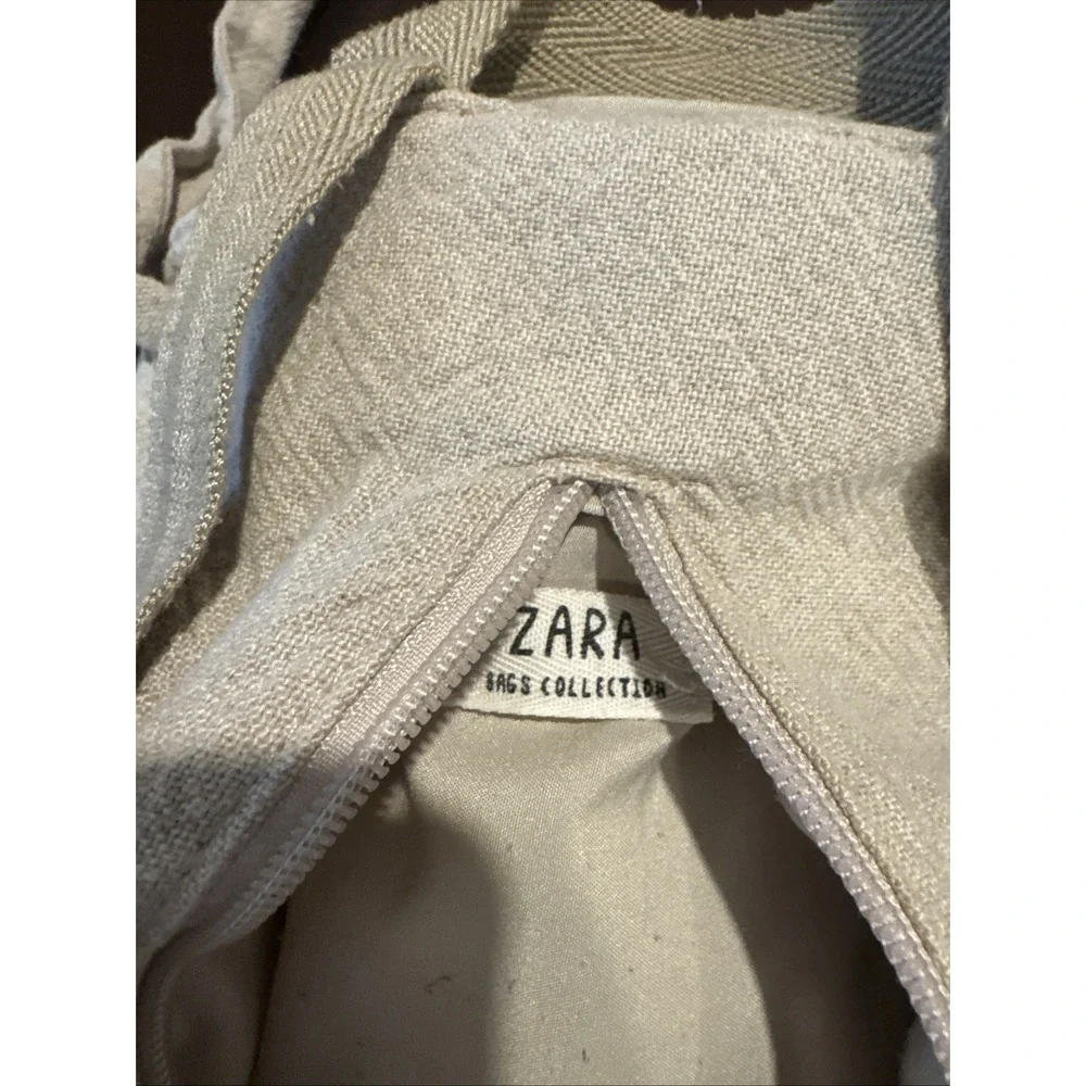 Zara Kitty Cat Bags Collection Beige Canvas Backpack With Plush Character